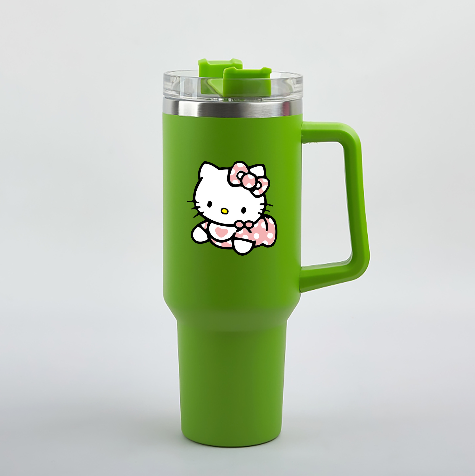 （画像用） Hello Kitty ハローキティ 1200mL車用タンブラー（カラープリント）